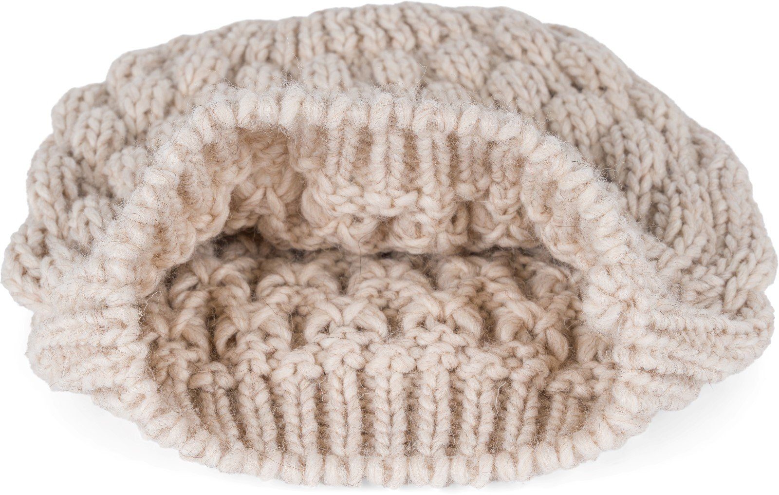 styleBREAKER Strickmütze Strickmütze mit Bubblemuster (1-St) günstig online kaufen