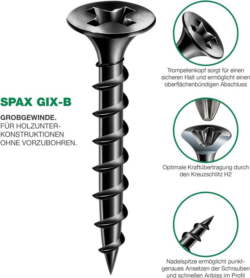 Thumbnail - SPAX Schnellbauschraube GIX-B Packung, (1000 St)