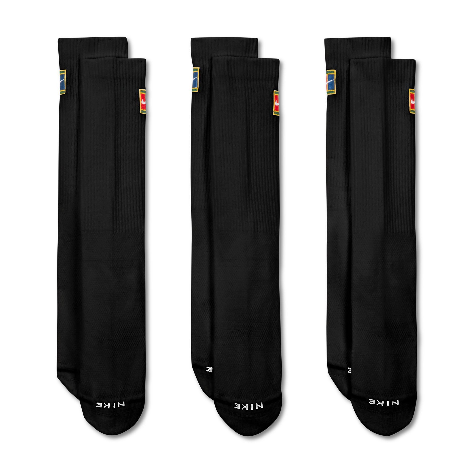 Nike Sportsocken U NK ED ELVD CRW 3P TENNIS 144 im praktischen 3er-Set, für Erwachsene, formstabil, mit flexiblem Sitz
