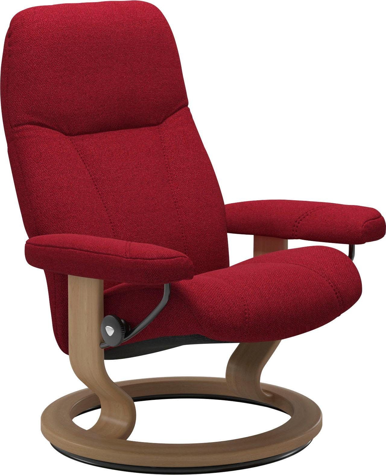 Stressless® Relaxsessel Consul, mit Classic Base, Größe M, Gestell Eiche | Funktionssessel