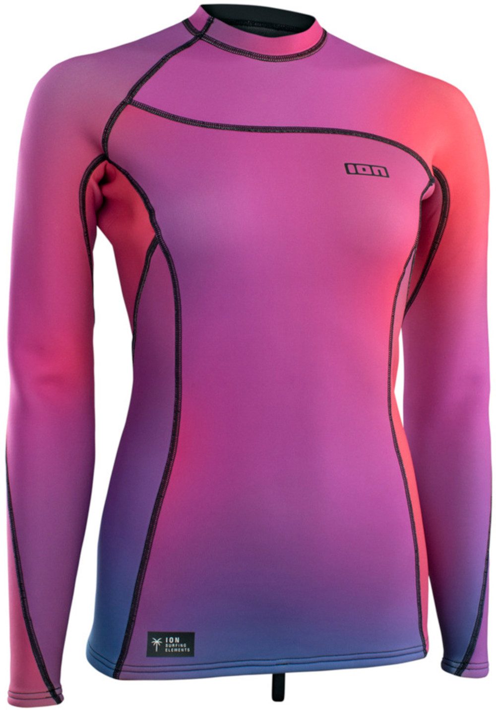 ION Neopren Shirt ION NEO TOP 2/2 LS WOMEN Neoprentop 2023 pink gradient