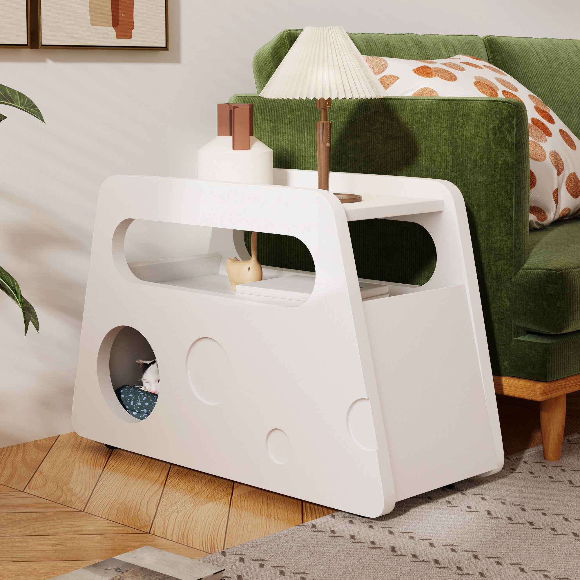 MODFU Couchtisch platzsparend mobiler Tisch (Sideboard, günstig online kaufen