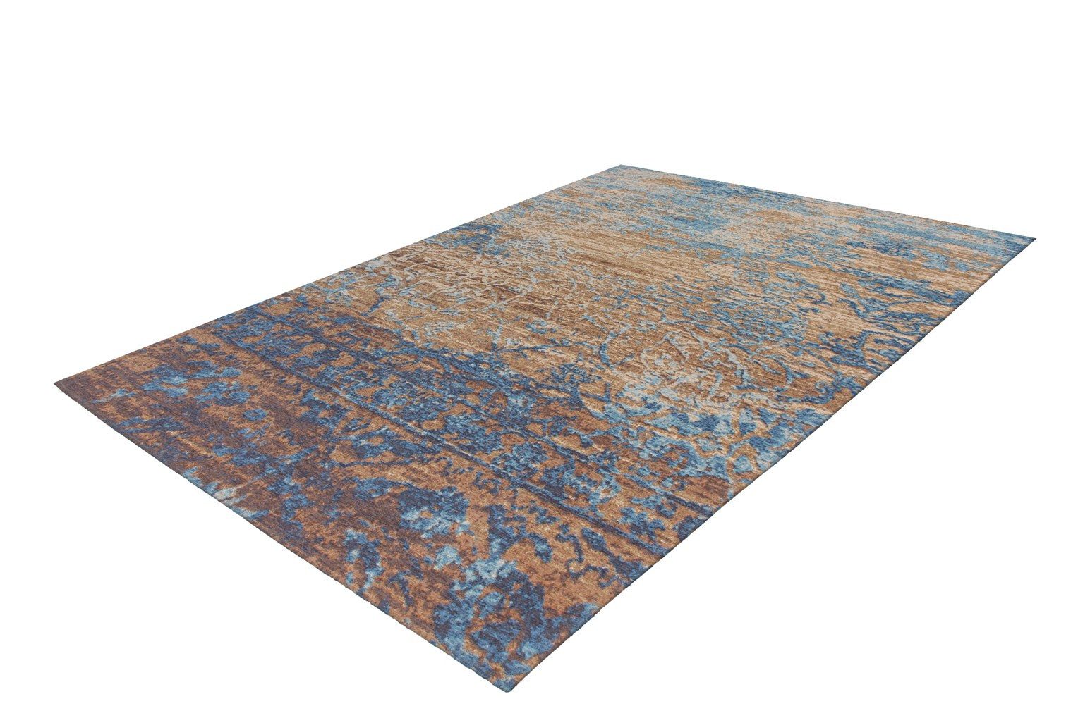 Giantore Teppich Blaze 625 Blau / Beige 115cm x 170cm, rechteckig, Flachflo günstig online kaufen