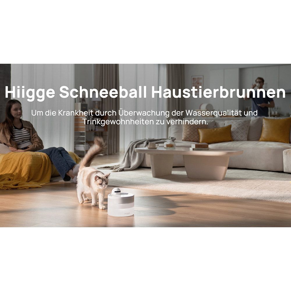Hiigge Trinkbrunnen Snowball für Katze 2.3 günstig online kaufen