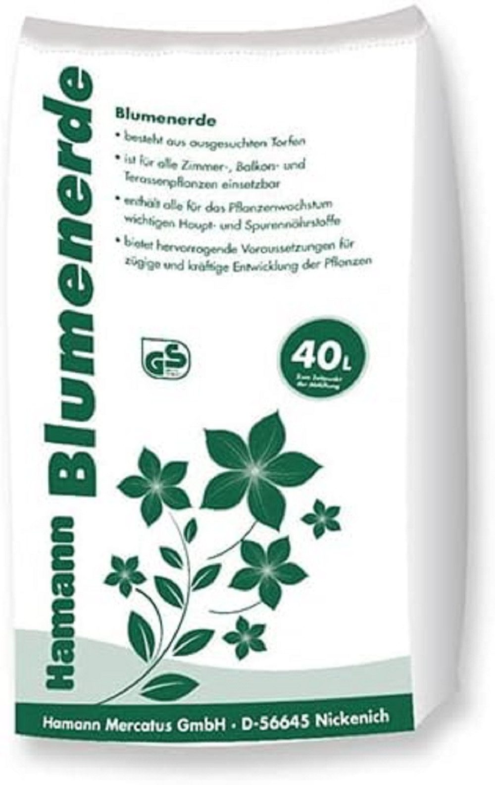 Hamann Mercatus GmbH Blumenerde Hamann Aktions-Blumenerde 40 Liter
