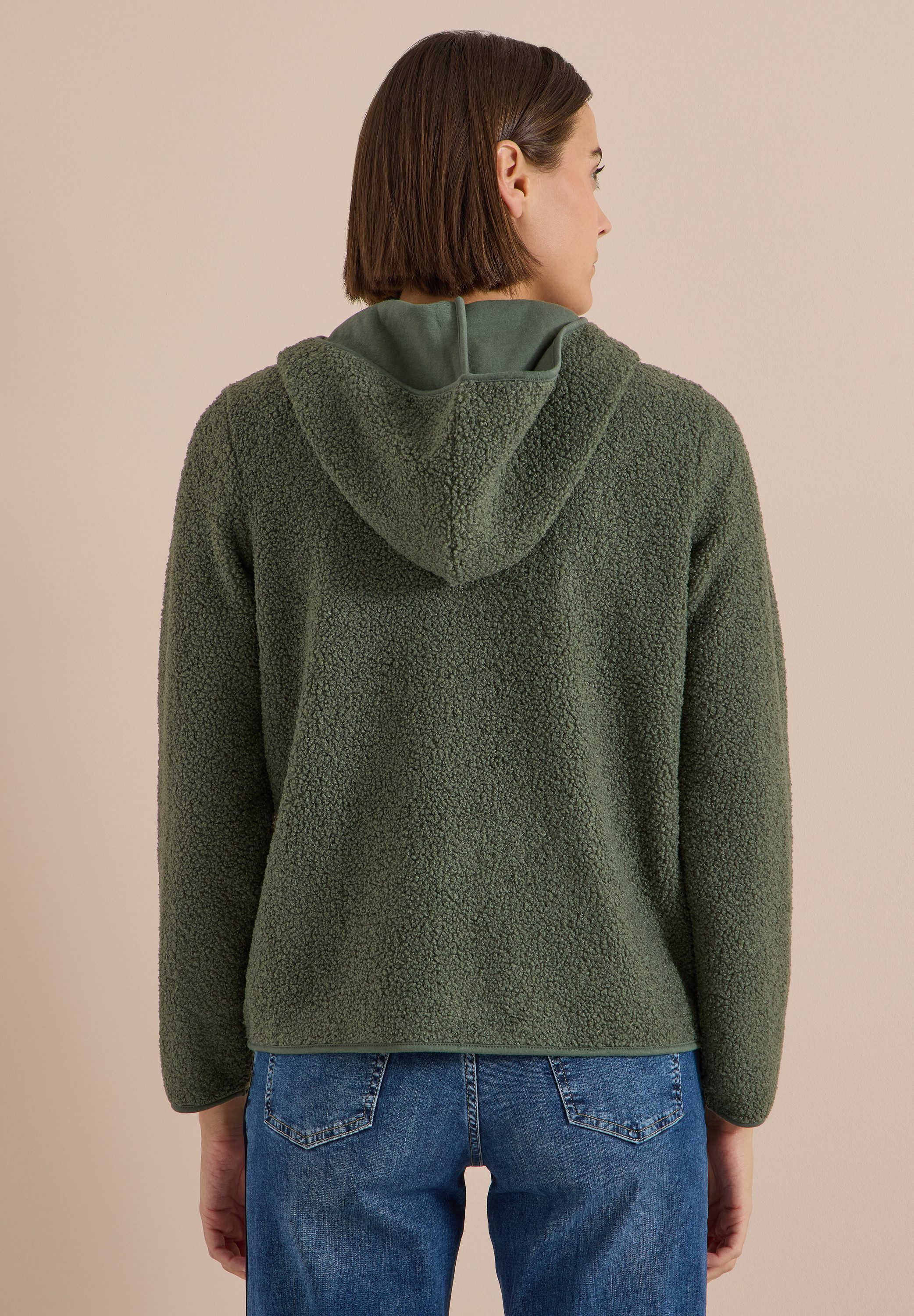 CECIL Cardigan mit Kapuze