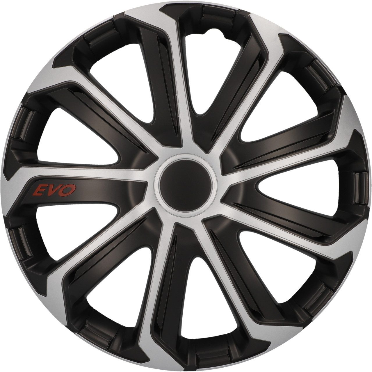 Cartrend Radkappe Cartrend Radzierblende EVO 40 cm (16 Zoll) silber