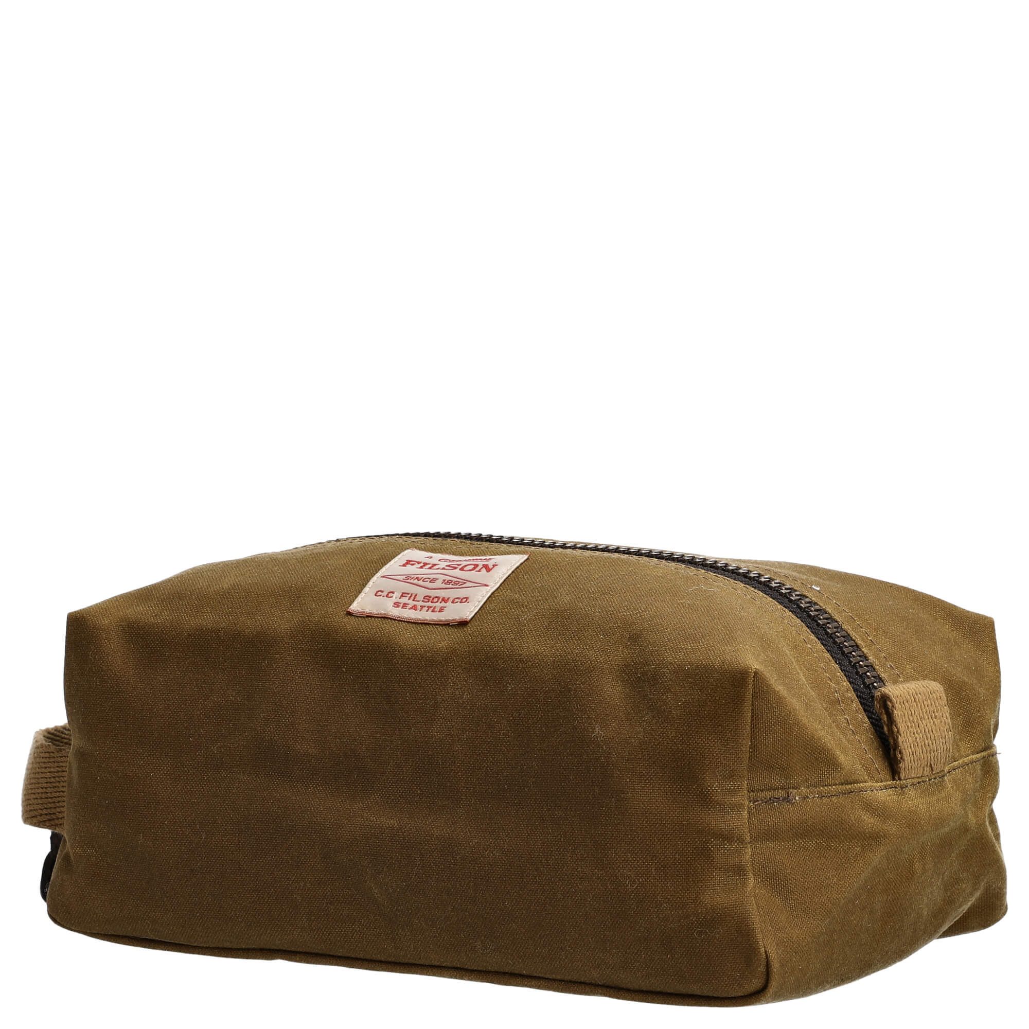 Filson Kulturbeutel Tin Cloth - Kulturbeutel 23 cm (dark tan)