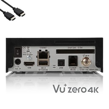 VU+ Zero 4K 1x DVB-S2X Multistream Linux UHD Receiver + 150 Mbits Wifi SAT-Receiver