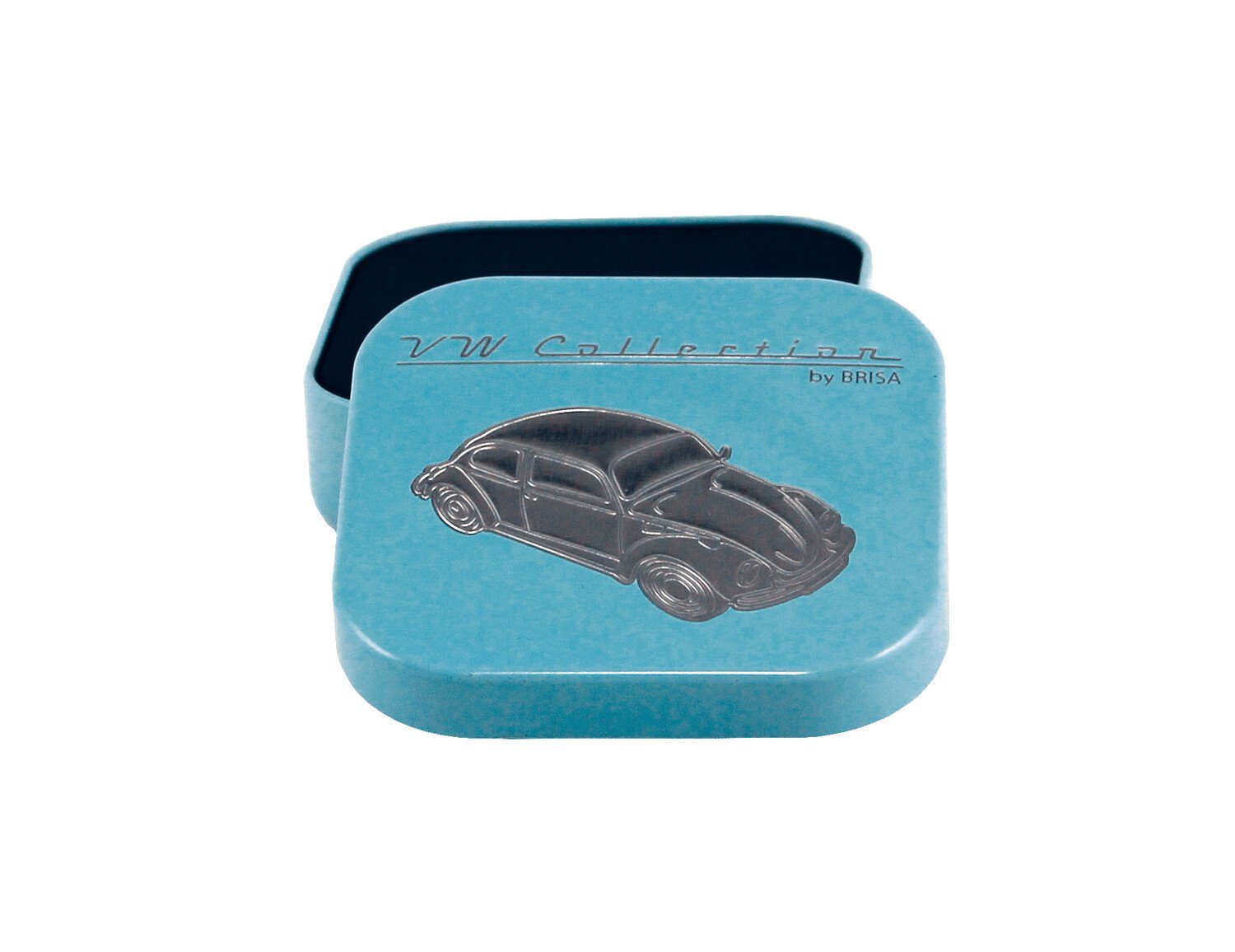 Softemaille/Vernickelt aus Blau, Schlüsselring in by BRISA Käfer VW Collection Metall, Schlüsselanhänger VW