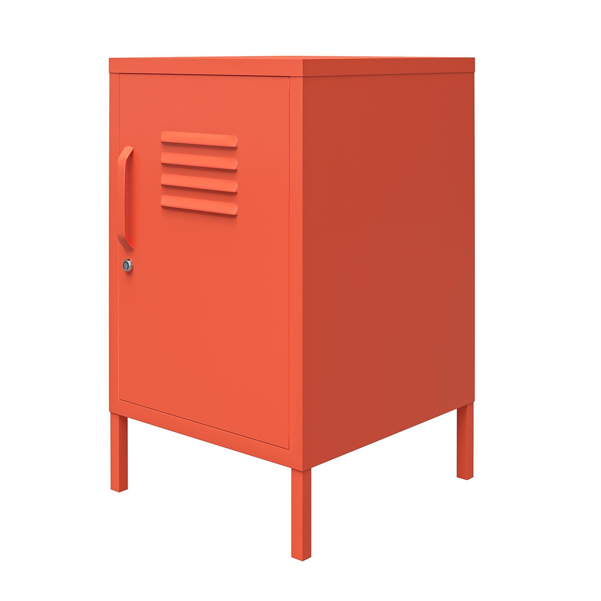 loft24 Nachtschrank Cache Beistellschrank aus Metall, Retro Design