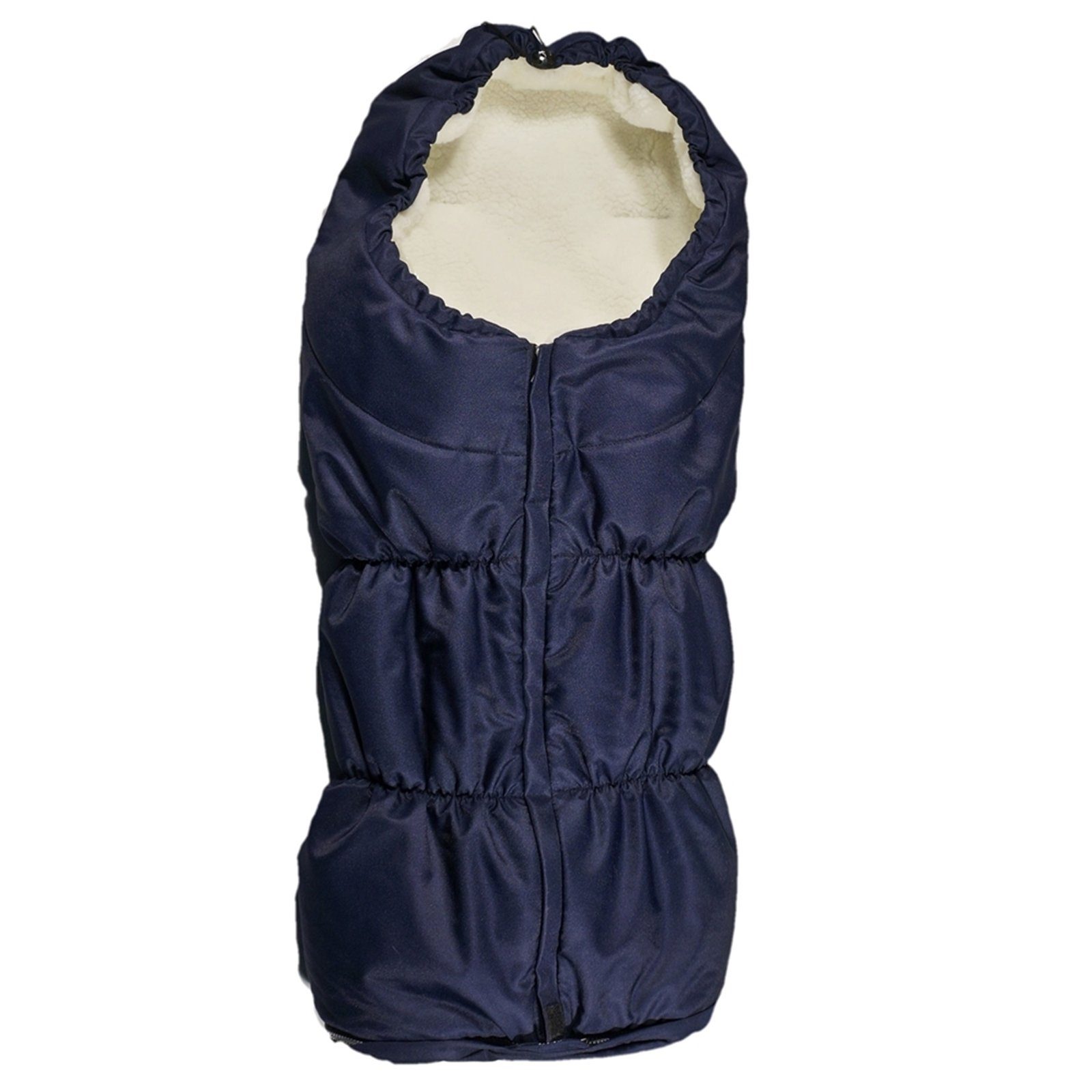 Fußsack Mumien-Winterfußsack mit vorgenähten Gurtschlitzen