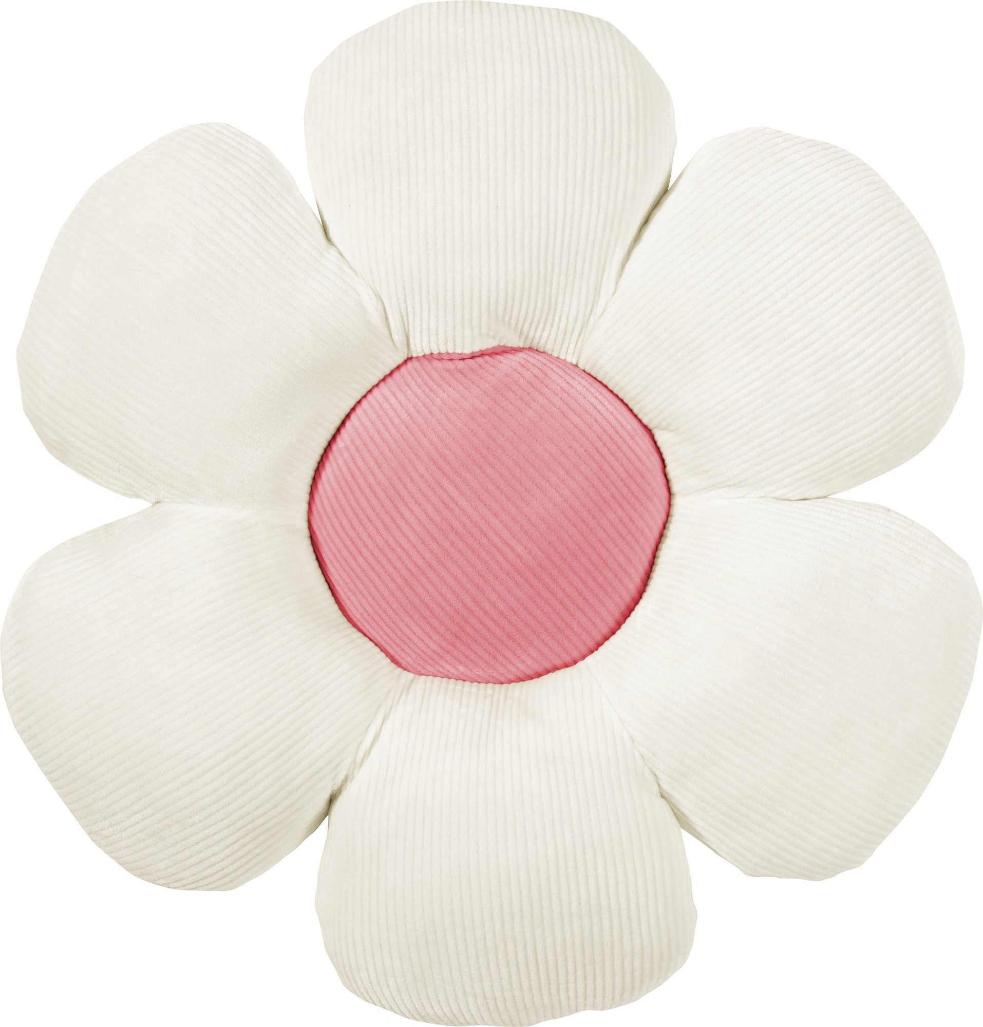 Dekokissen Formkissen Blume Minnie Cordsamt