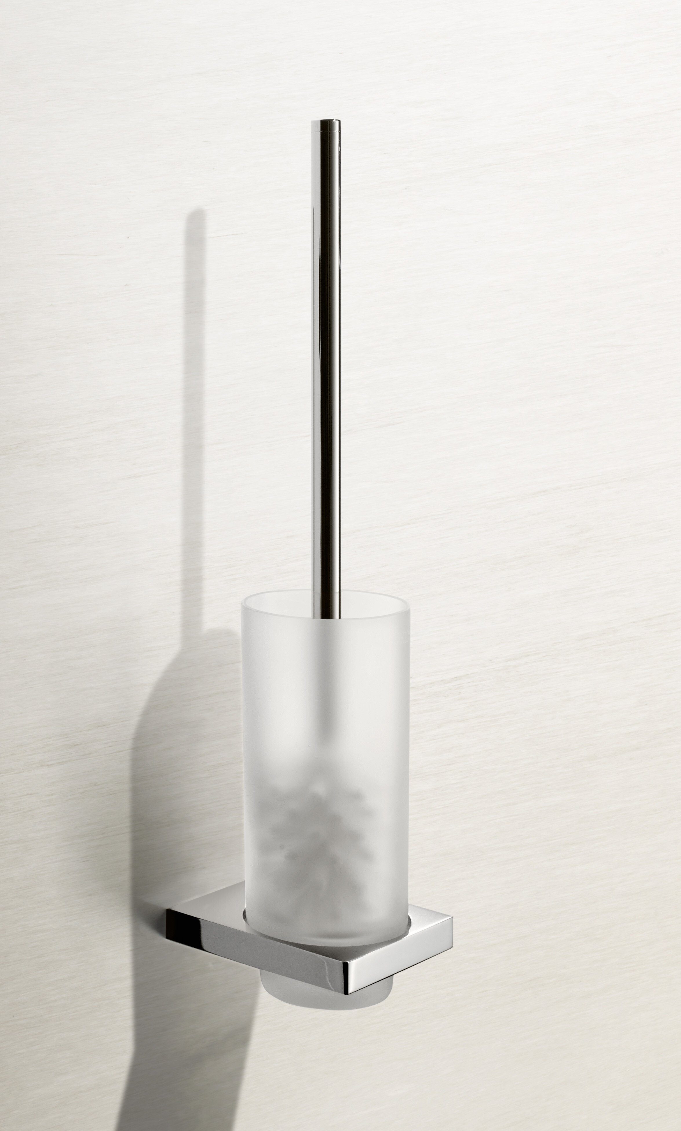 Keuco WC-Reinigungsbürste Edition 11, Ершики для унитазаgarnitur aus Kristall-Glas, Metall chrom, Wandmontage