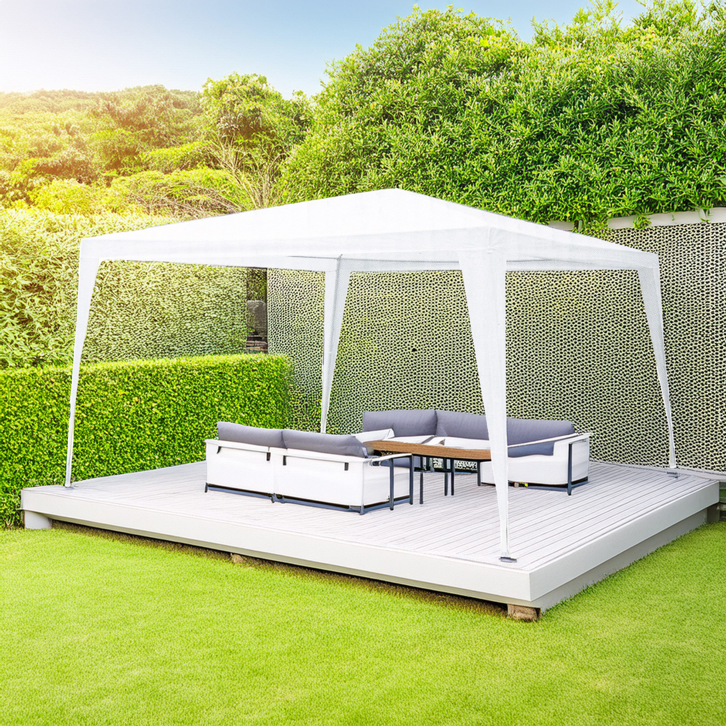 TOPCENT Pavillon Pavillon, Partyzelt "MENORCA", 3 günstig online kaufen