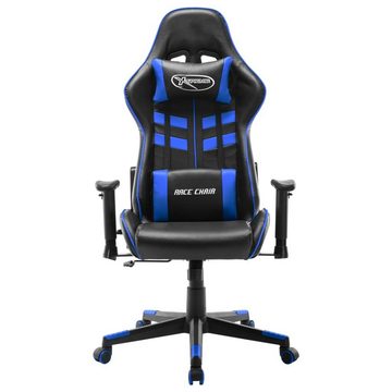 vidaXL Bürostuhl Gaming-Stuhl Schwarz und Blau Kunstleder