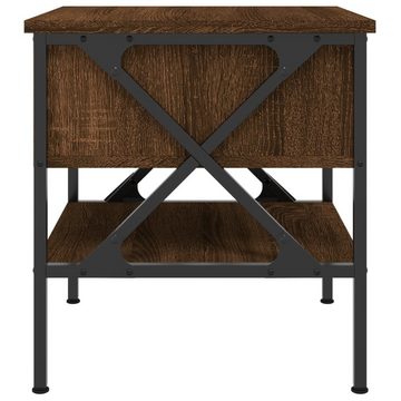 vidaXL Nachttisch Nachttisch Braun Eichen-Optik 40x42x45 cm Holz Nachtkonsole Nachtschra