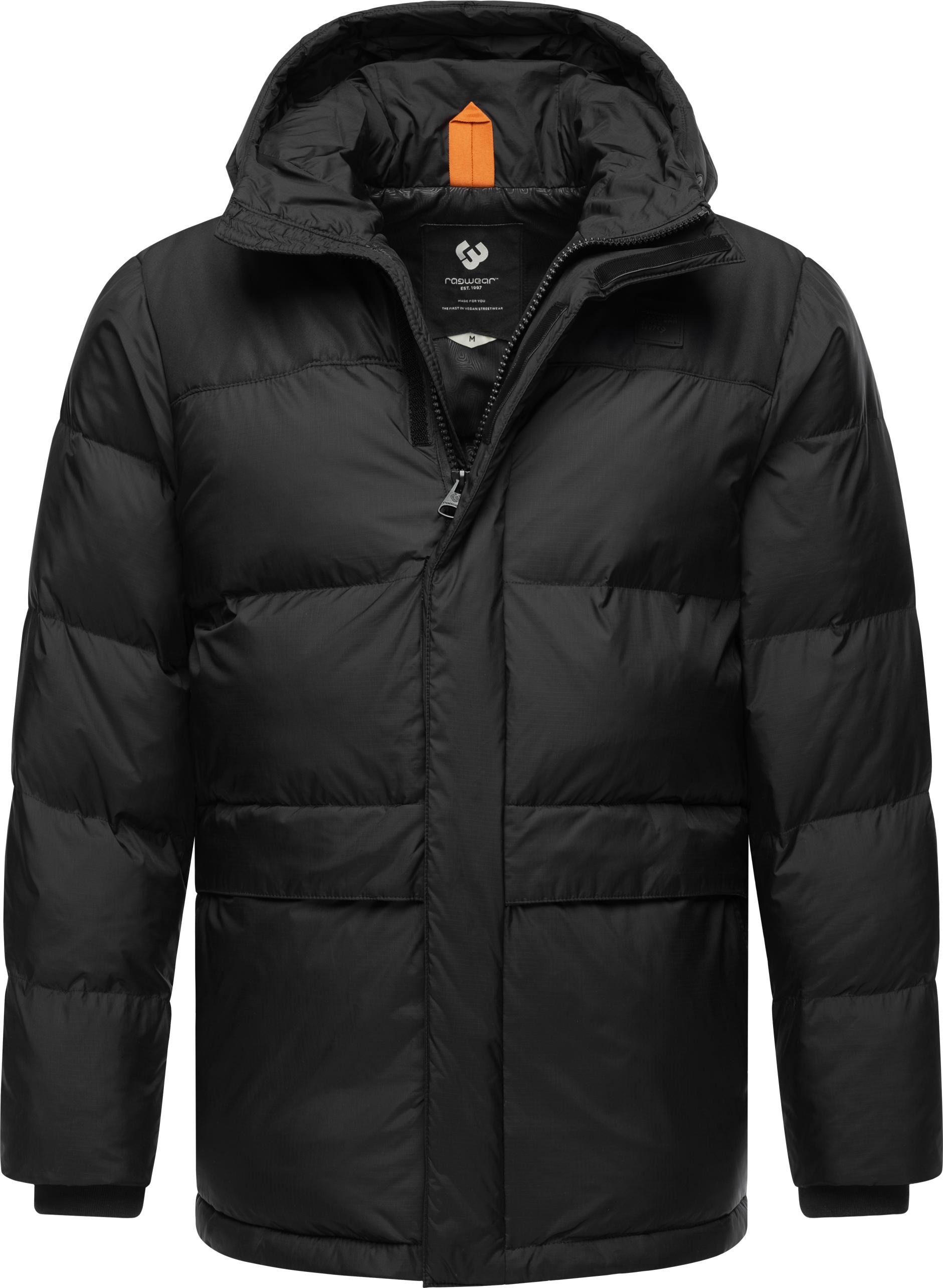 Ragwear Steppjacke Mikkesh Sportliche Herren Winterjacke mit Kapuze