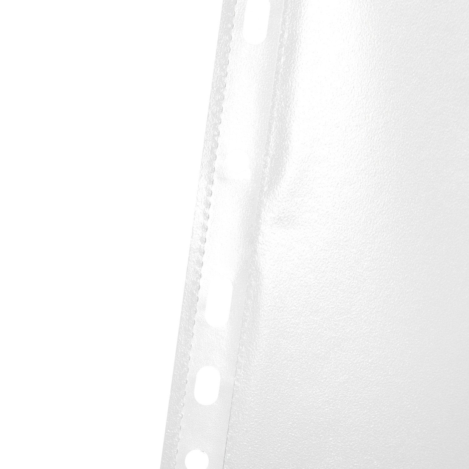 Idena Prospekthülle Idena 376004 - Prospekthülle DIN A4 Format, genarbt, 60µ, 10 Stück