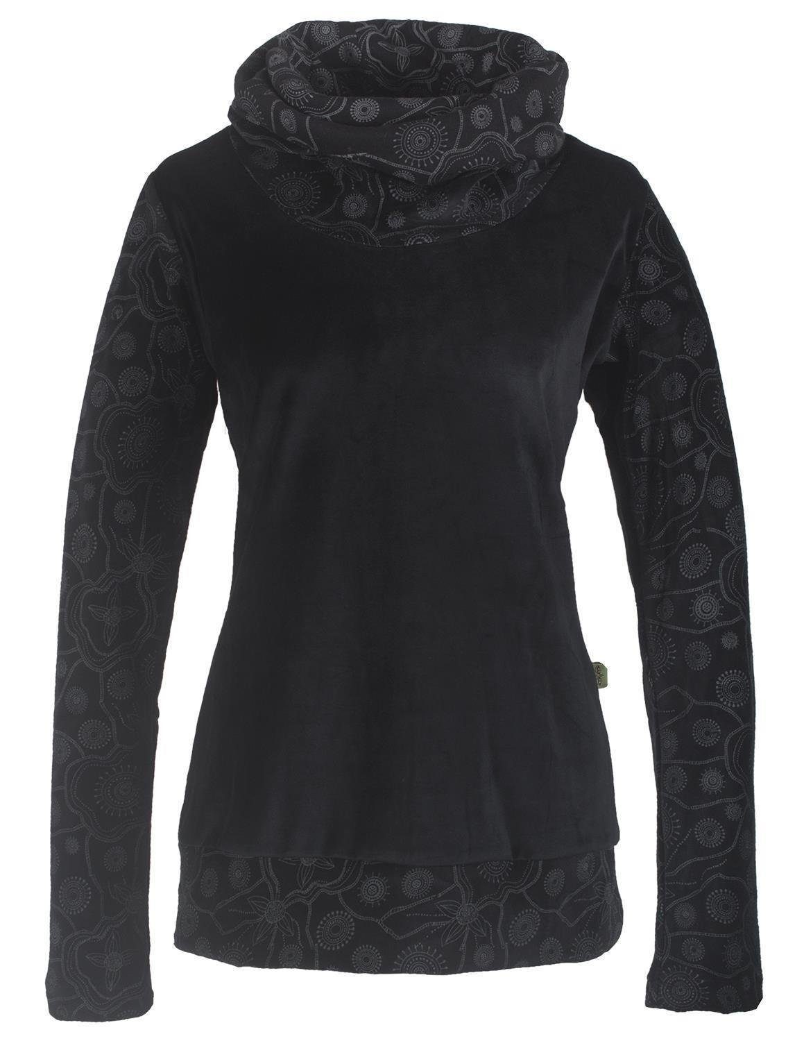 Vishes Sweater Rollkragen Samtpullover Sweater aus günstig online kaufen