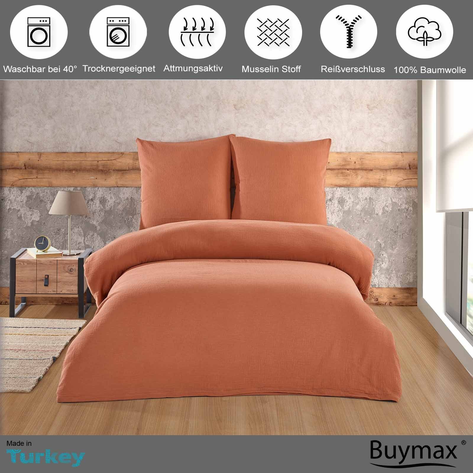 Buymax Bettwäsche Luxury, Musselin 100% Baumwolle, günstig online kaufen