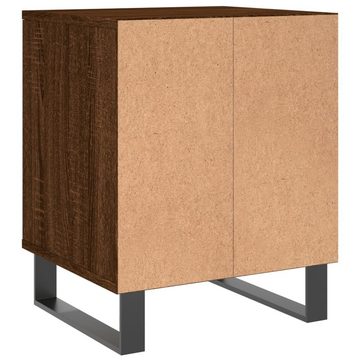 vidaXL Nachttisch Nachttische 2 Stk Braun Eichen-Optik 40x35x50 cm Holzwerkstoff