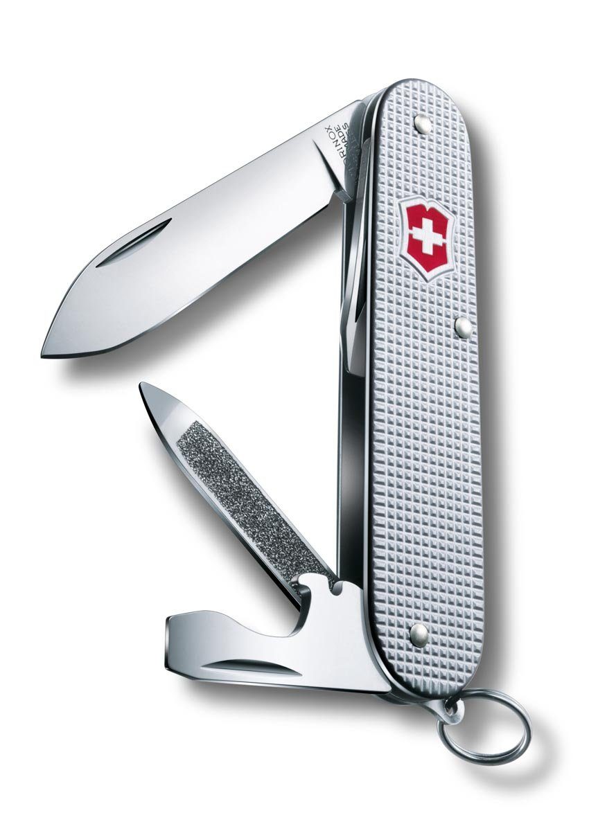 84 Cadet Alox, Victorinox Taschenmesser silber mm,