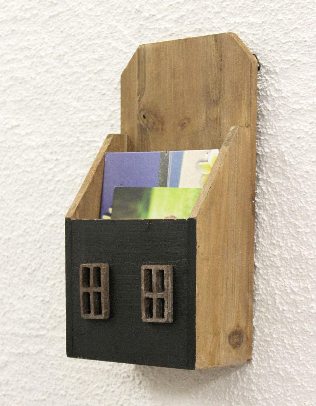 DanDiBo Briefablage 14B196 Wandhalter Wandregal shabby 27 cm Setzkasten Blumenhalter