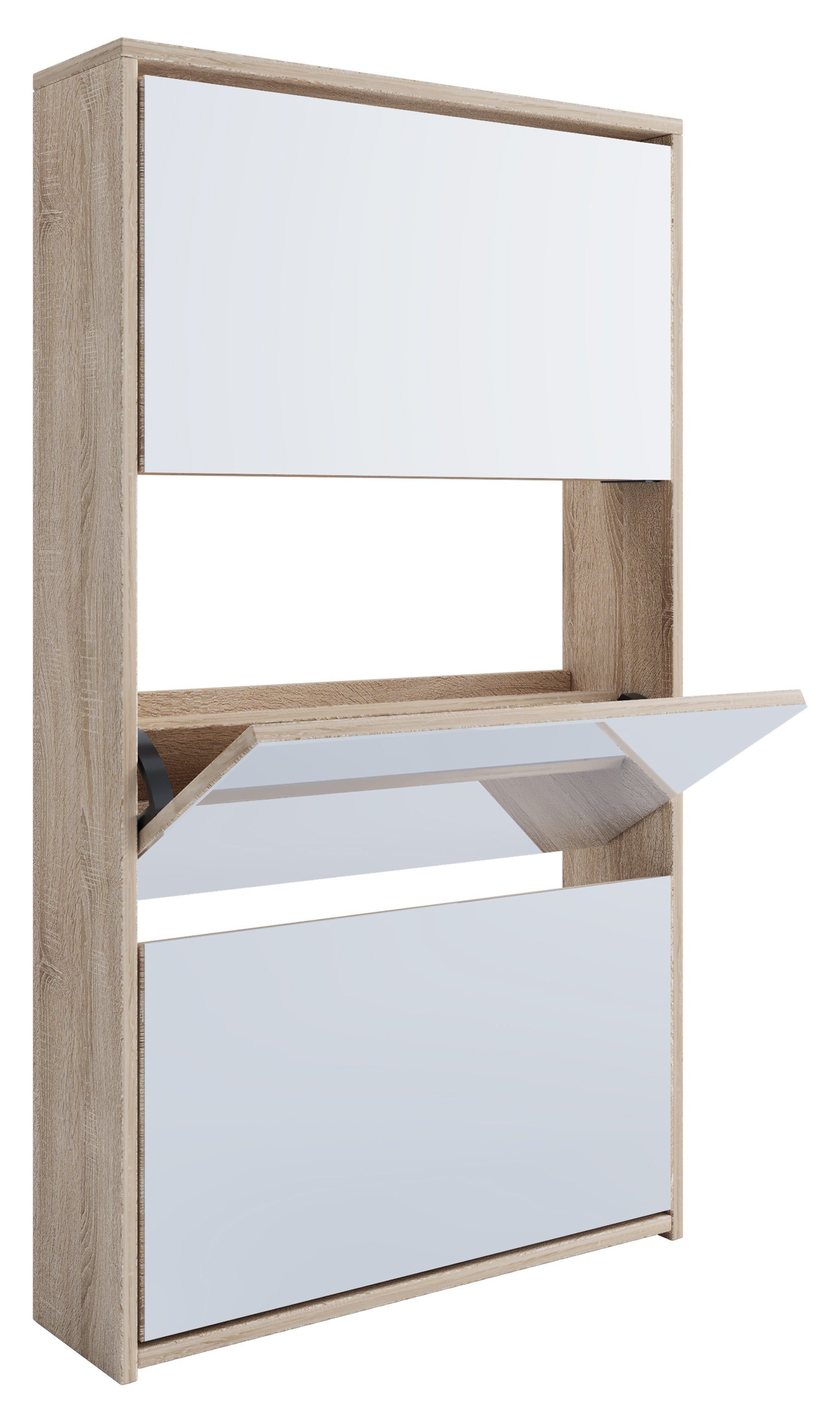 VCM Schuhschrank Holz Schuhschrank Schuhkipper Spiegel Stido XL günstig online kaufen