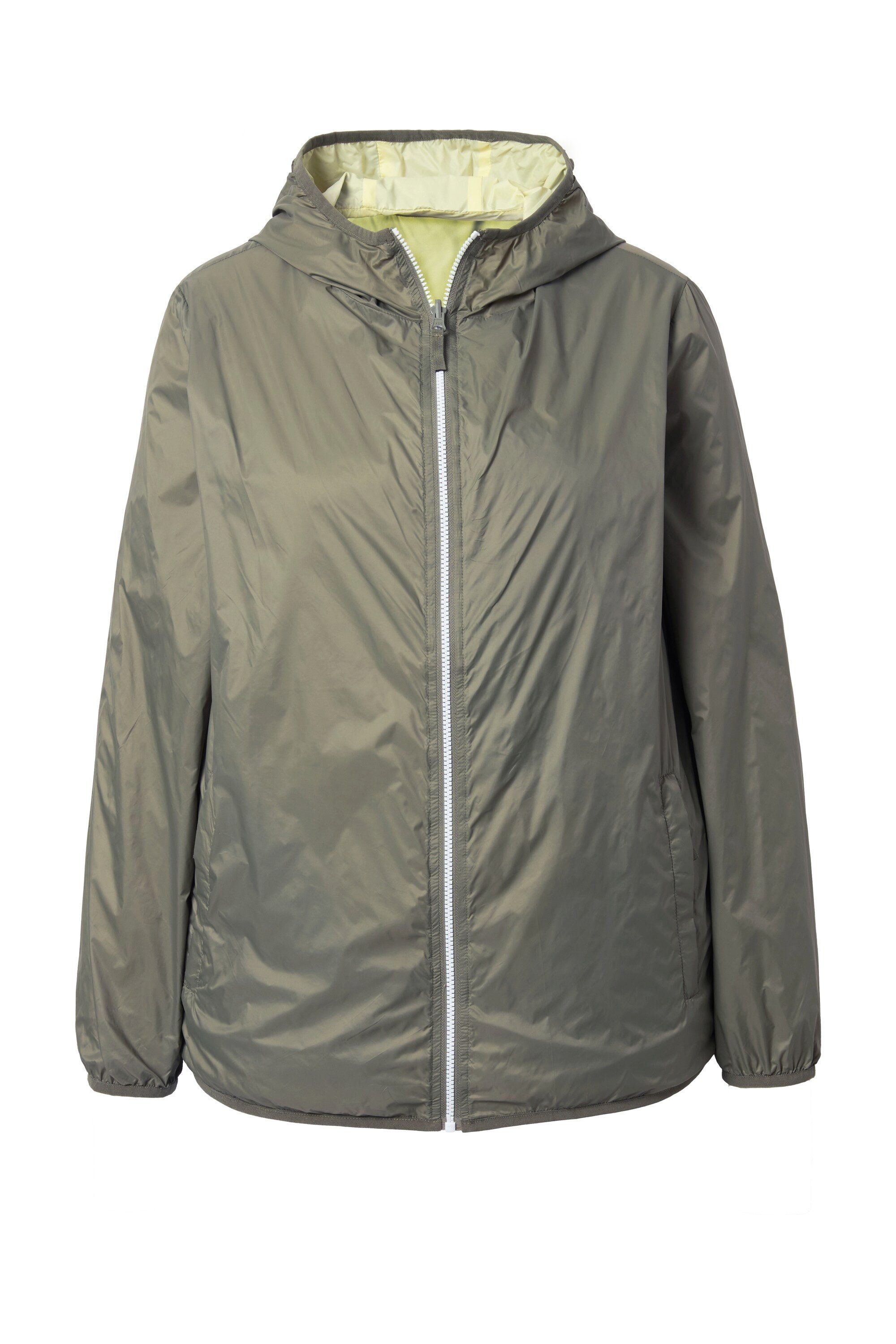 Ulla Popken Outdoorjacke HYPRAR Wendejacke wasserabweisend Kapuze