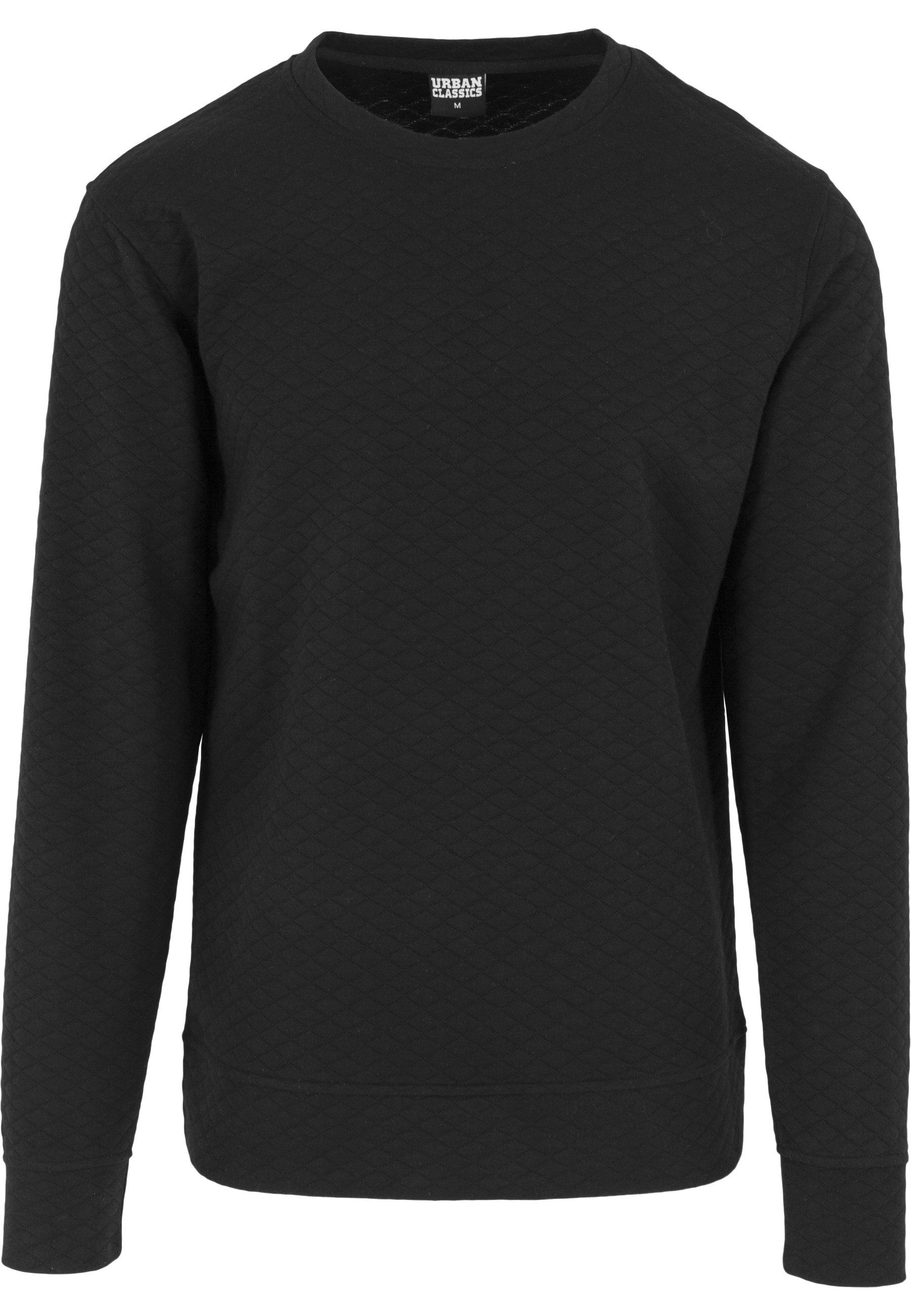 Rundhalspullover Urban Classics Herren Diamond Quilt Crewneck