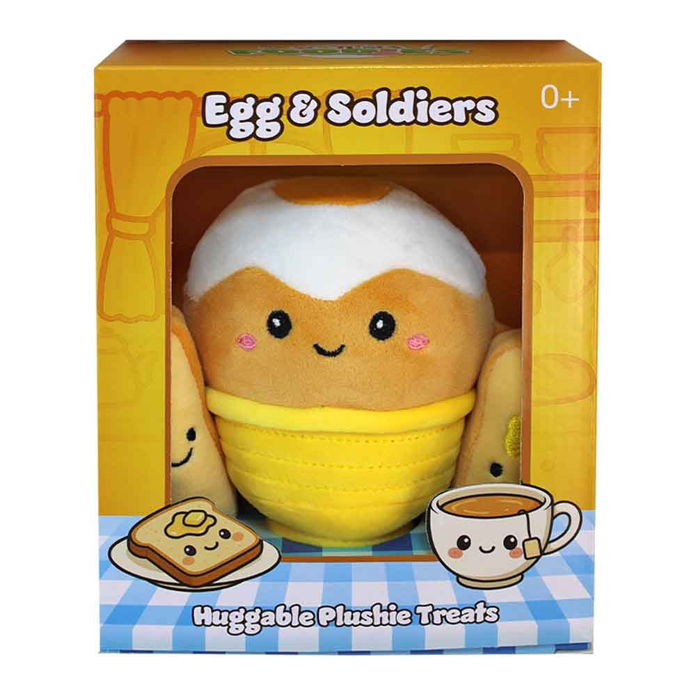 PMS Kuscheltier Squishy Frühstück Kuscheltier Ei - ca. 13 cm (1-St)