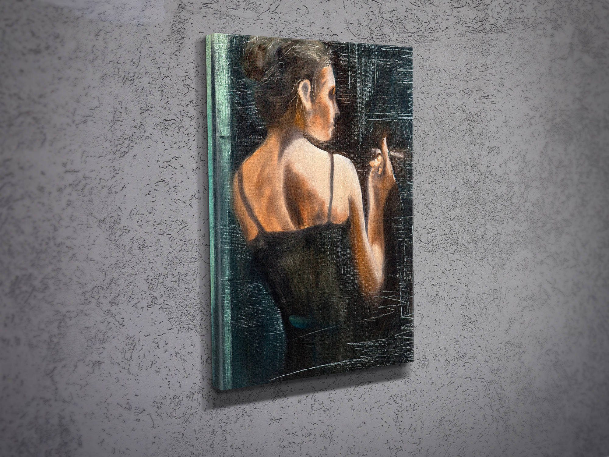 Wallity Leinwandbild MJS1216, Bunt, 30 x 40 cm, 100% Leinwand