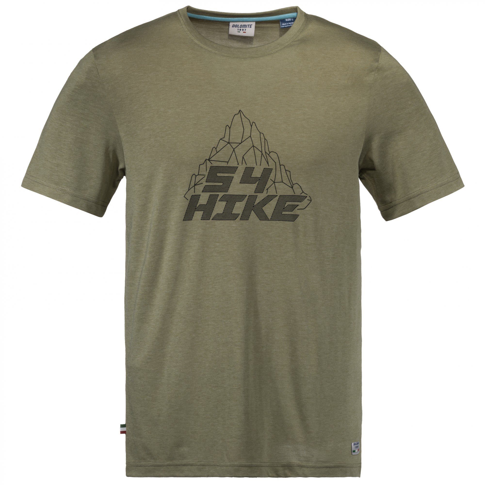 Hike M Chalice Green T-Shirt Dolomite Dolomite Expedition T-shirt Khaki Herren