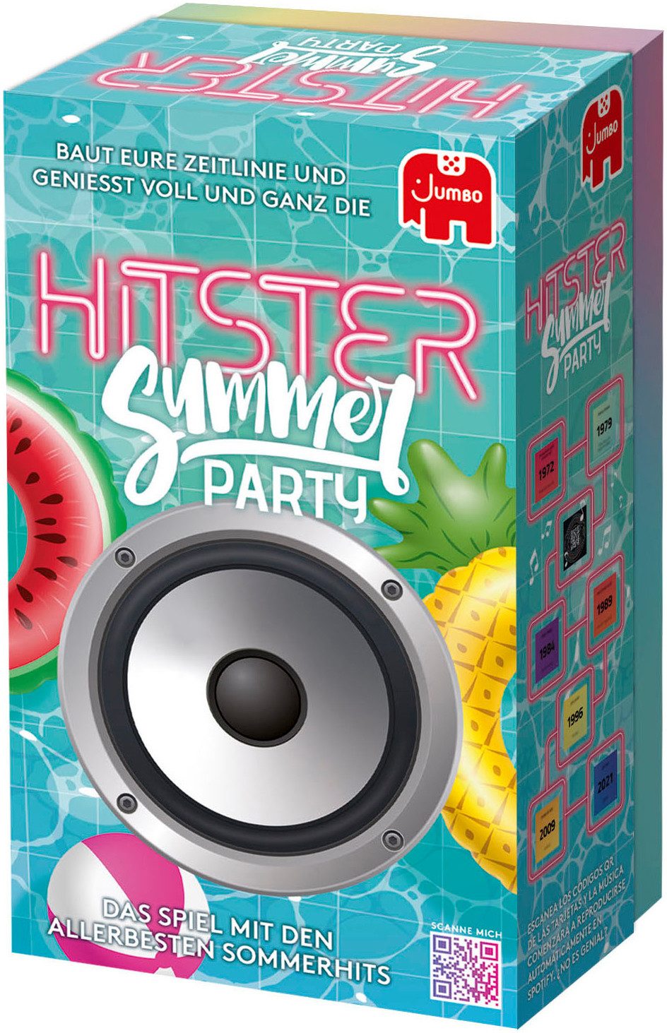 Jumbo Spiele Spiel Hitster Summer Party, Familienspiel