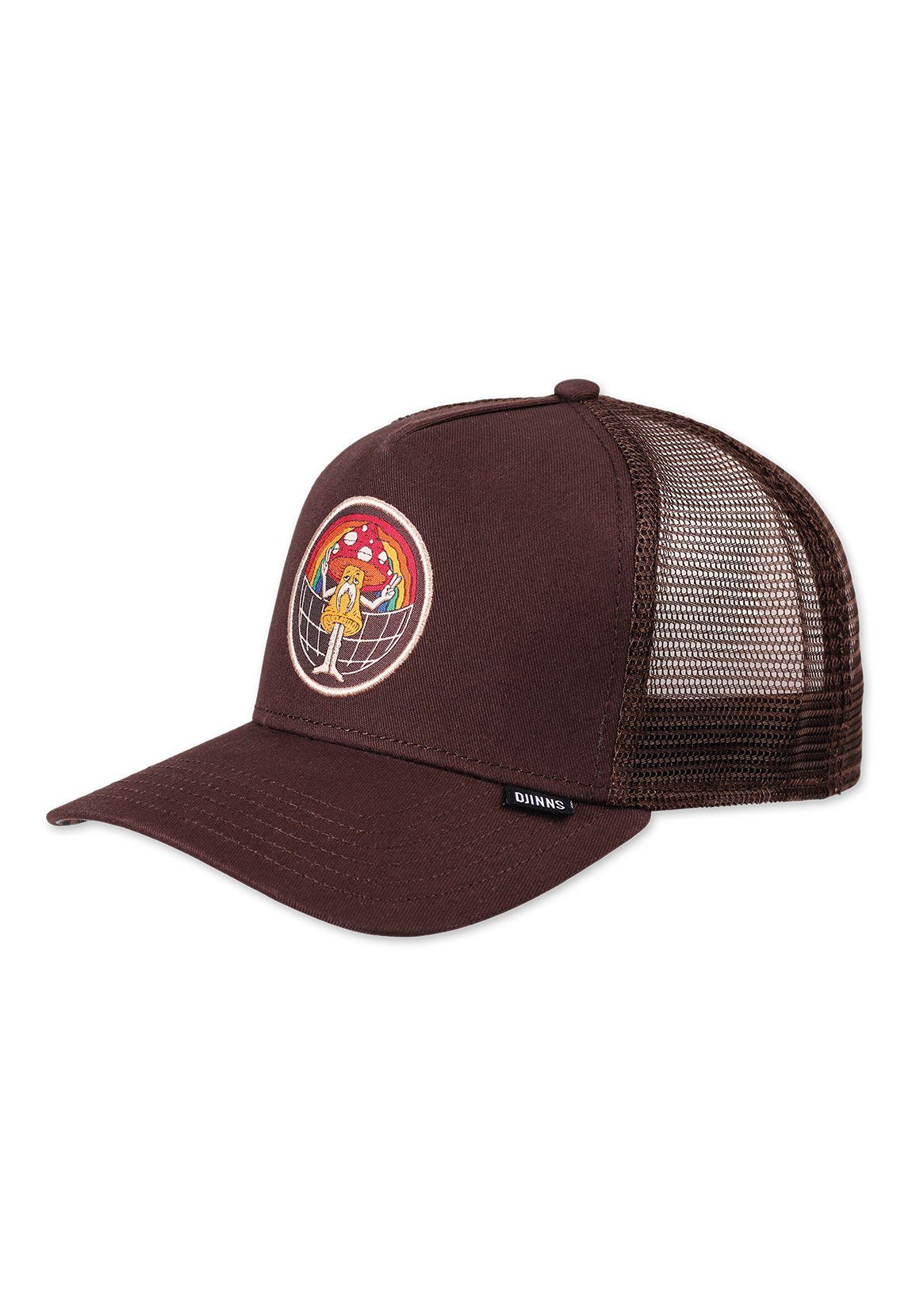 Trucker Cap Djinns Trucker Cap HFT PEACE & HARMONY Brown Dunkelbraun