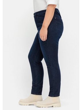 Sheego Stretch-Jeans Große Größen mit aufgesetzten Taschen