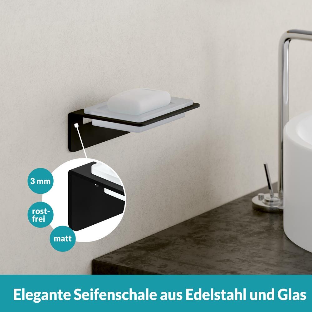 WEISSENSTEIN Seifenablage ohne Bohren Schale