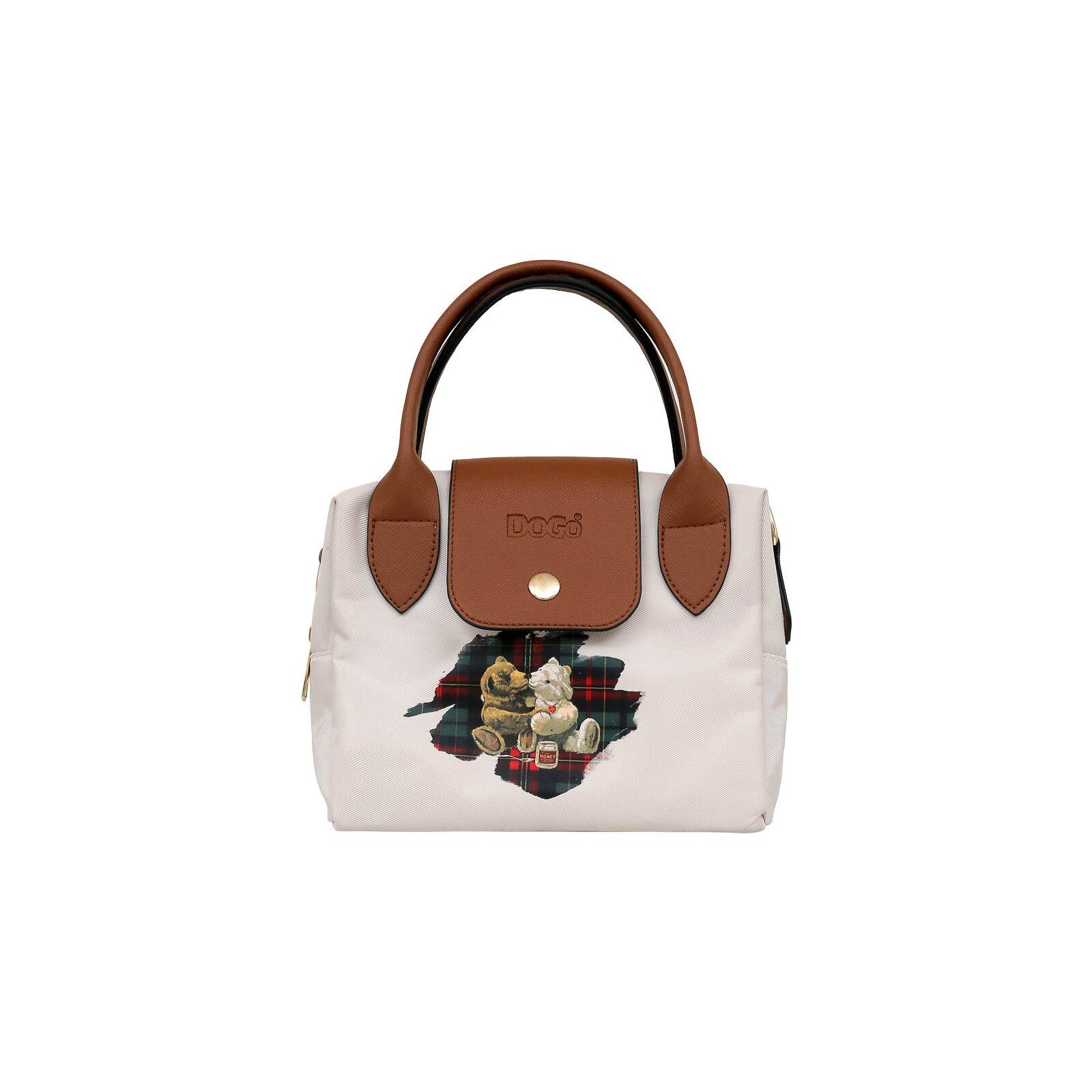 DOGO Handtasche Fontana Shopper-Tasche Teddy Bear Damen Schultertasche, Handgefertigt