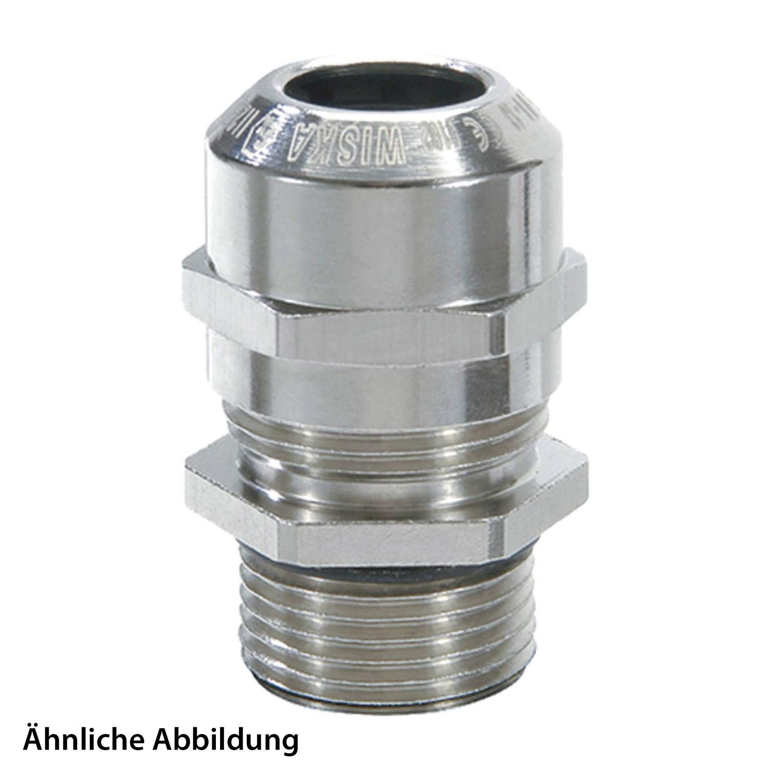 WISKA Schlauchverschraubung Titel:ATEX-Verschraubung M50x1,5 lang inkl. O-Ring Messing (CuZn) ver