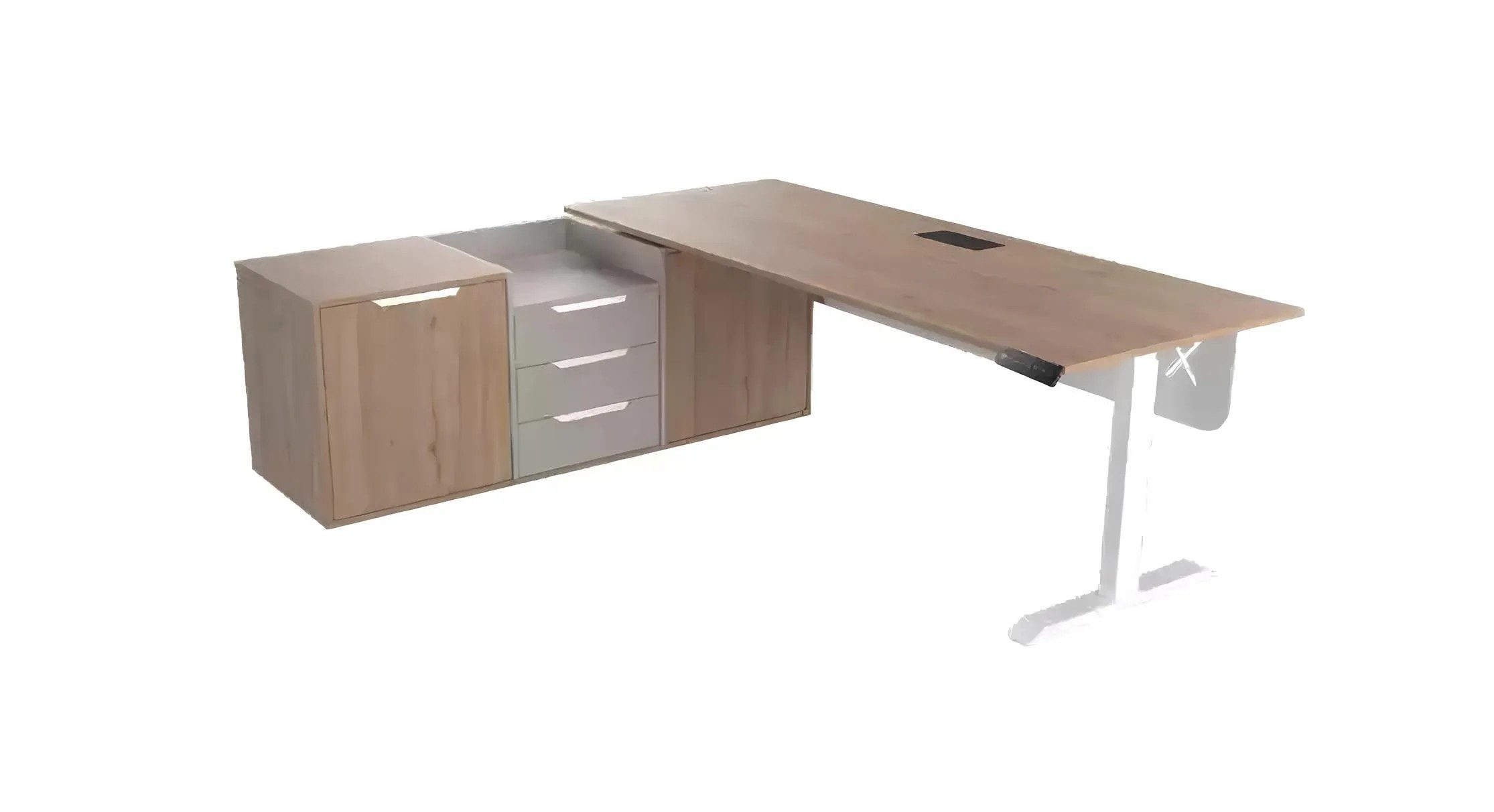 Eckschreibtisch Eleganter Schreibtisch für Büro und Kanzlei – Designmöbel