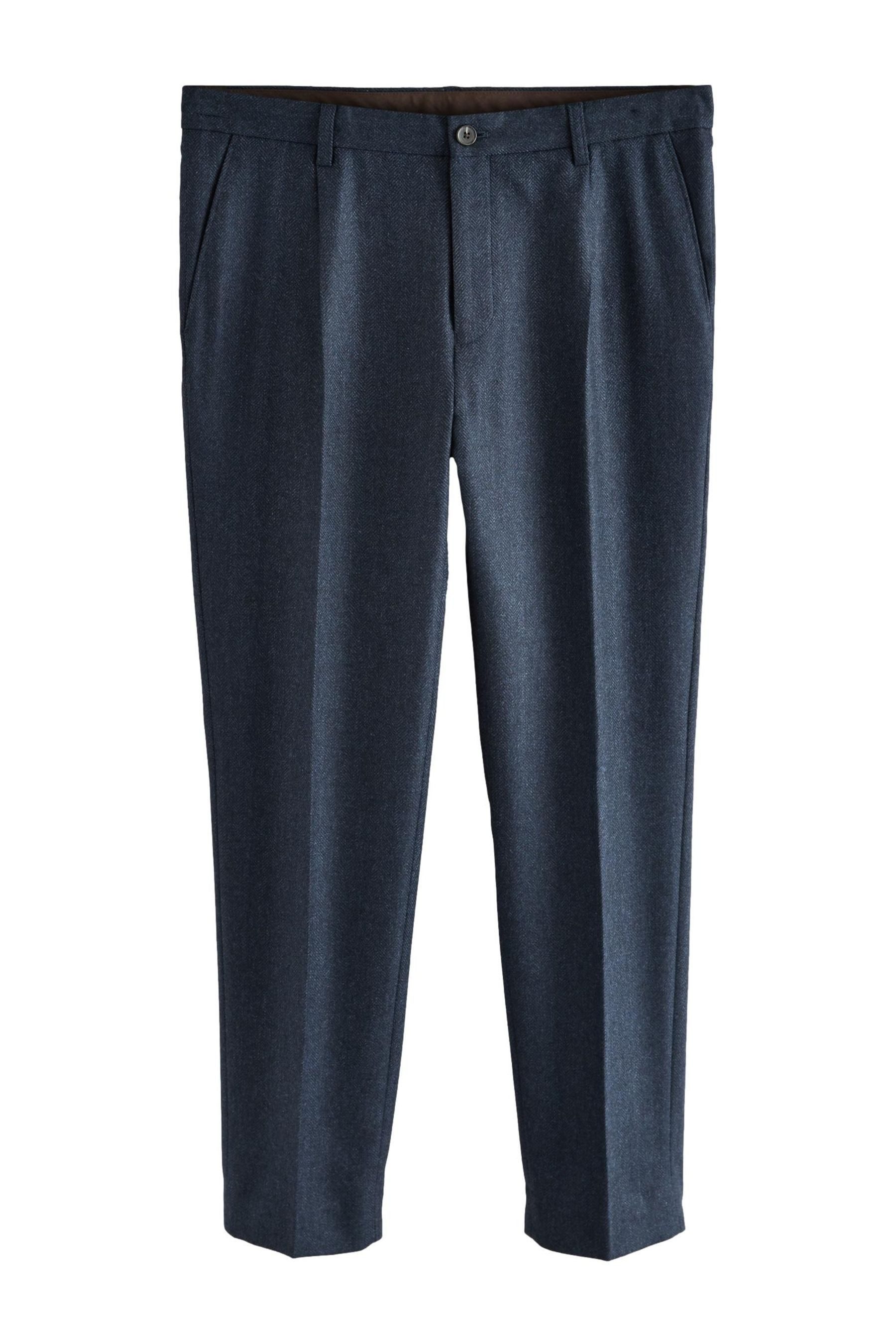 Stoffhose Regular Fit Nova Fides Hose mit Fischgrätmuster