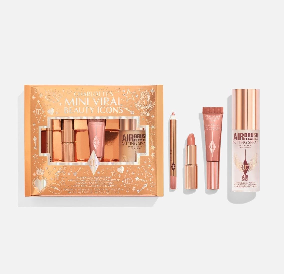 CHARLOTTE TILBURY Lippenstift-Set Mini Viral Beauty Icons, 4-tlg.