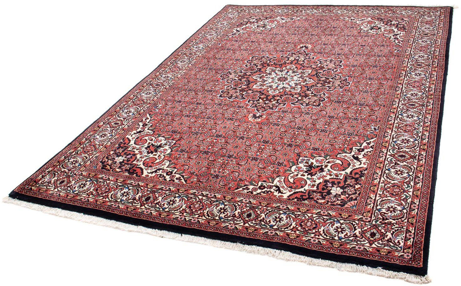 Orientteppich Perser - Bidjar - 240 x 170 cm - rot, morgenland, rechteckig, Höhe: 15 mm, Wohnzimmer, Handgeknüpft, Einzelstück mit Zertifikat