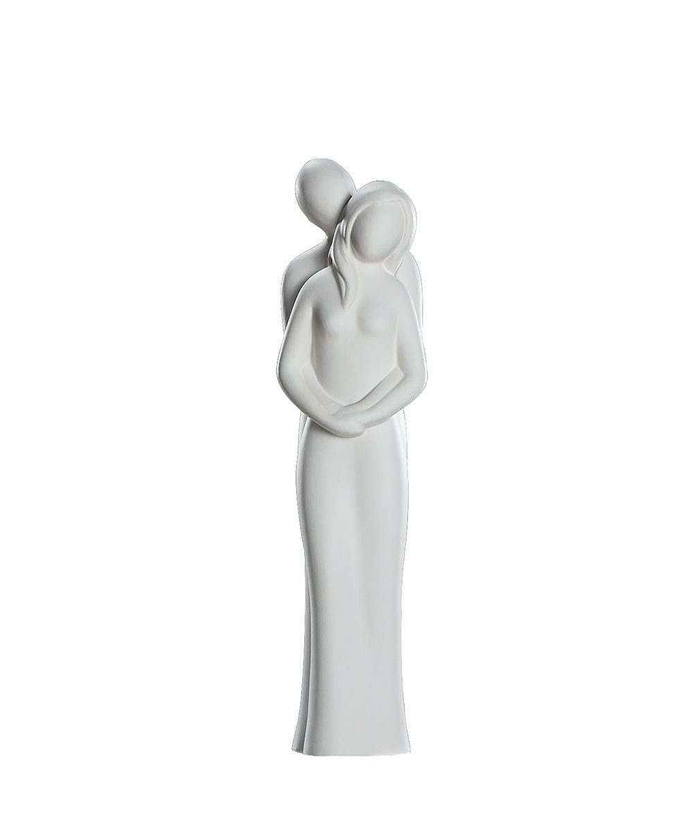 GILDE Dekoobjekt Dekofigur Paar Halt dich fest 30111 Keramik 36 cm Skulptur Geschenk