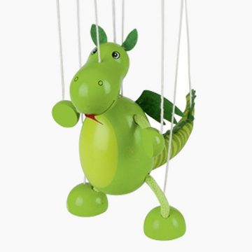 goki Handpuppe Marionette Dino, vollbeweglichen Marionetten verbessert die Motorik