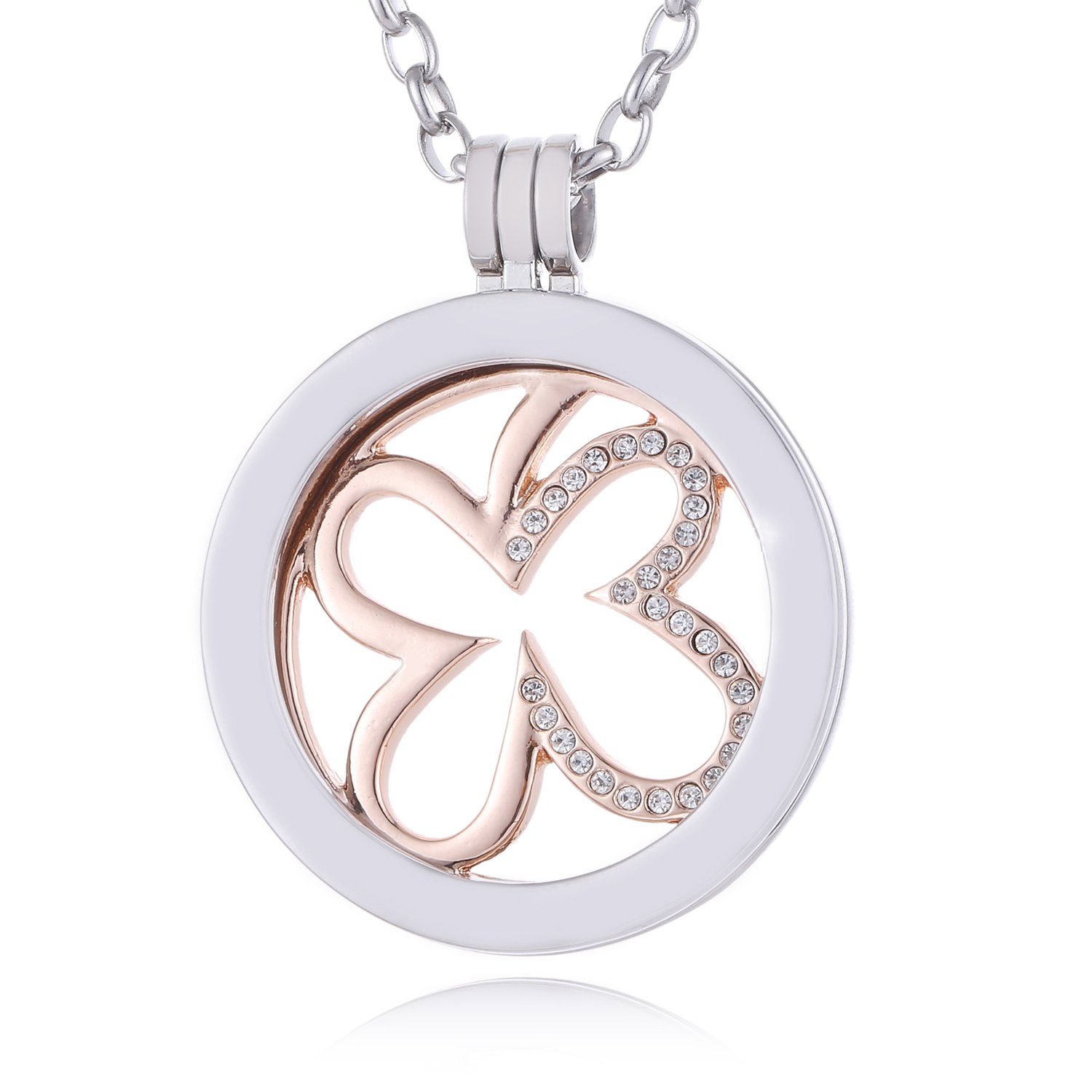 Morella Kette mit Anhänger Halskette 70 cm mit Coin Amulett 33 mm (2-tlg), günstig online kaufen