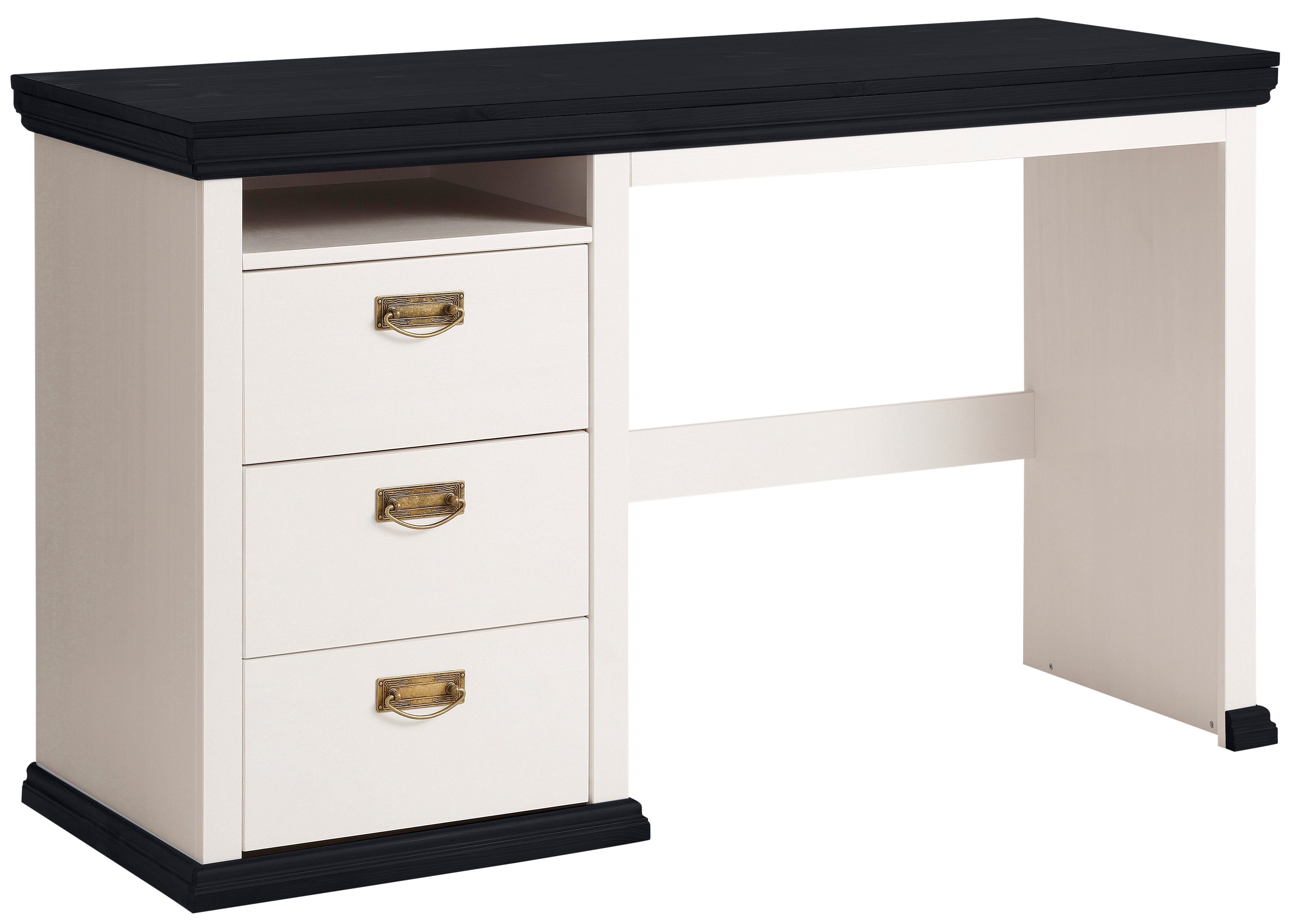 Home affaire Schreibtisch Konrad, aus zertifiziertem Massivholz, mit Schubl günstig online kaufen