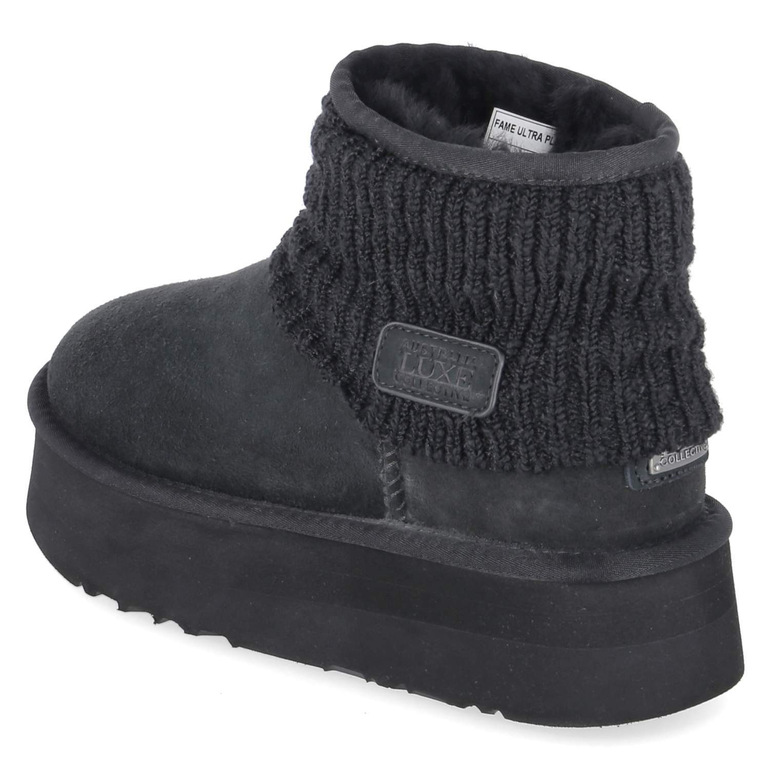 Australia Luxe Collective Australia Luxe FAMPS205N-BL Damen Leder & Textil black Chelseaboots
