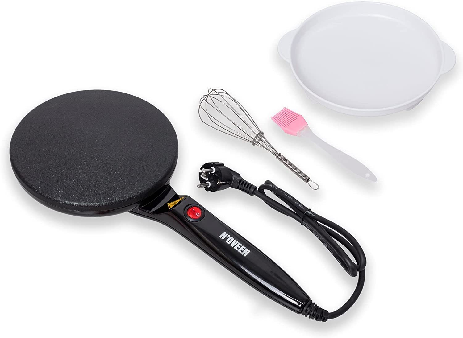 Noveen Crêpesmaker Electric Crêpemaker ECM490, perfekt für dünne ...